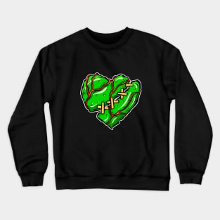 Zombie Broken Dead Pink Heart Cartoon Crewneck Sweatshirt